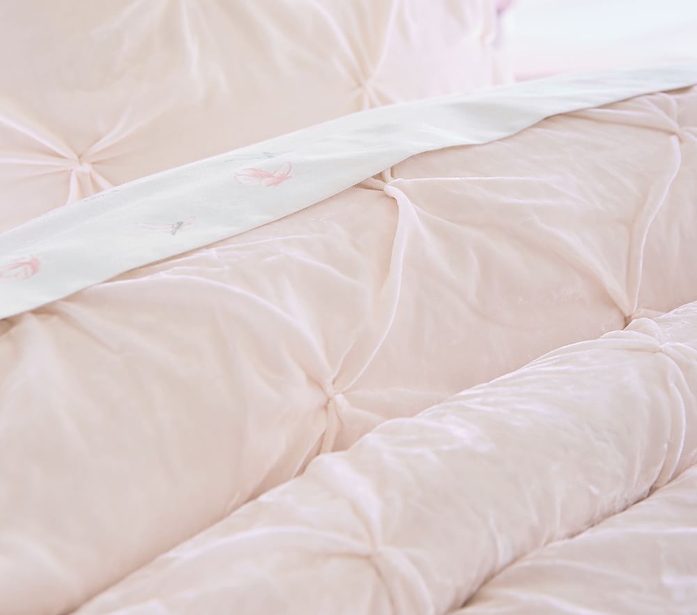 Pottery barn pintuck deals comforter